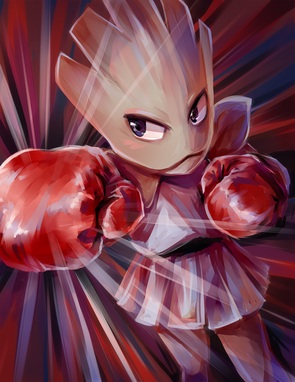 commission for fiona: hitmonchan